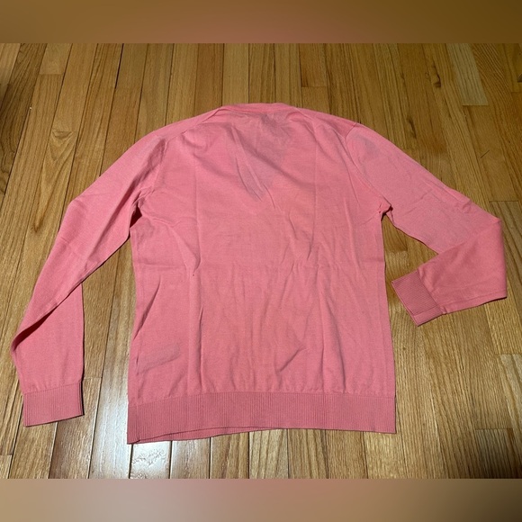 J. Crew Pink V-Neck Sweater Size Medium - Picture 7 of 7